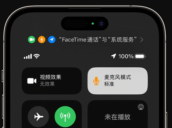 江州苹果授权维修网点分享iPhone在通话时让你的声音更清晰 