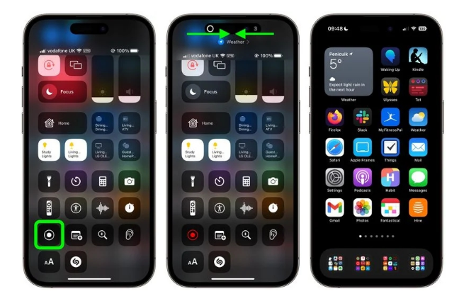 江州苹果手机维修分享iPhone14录屏如何隐藏灵动岛和红色指示器 