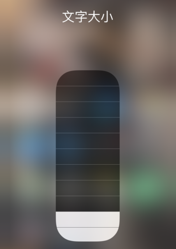 江州苹果手机维修分享小技巧：在 iPhone 控制中心快速调节字体大小 